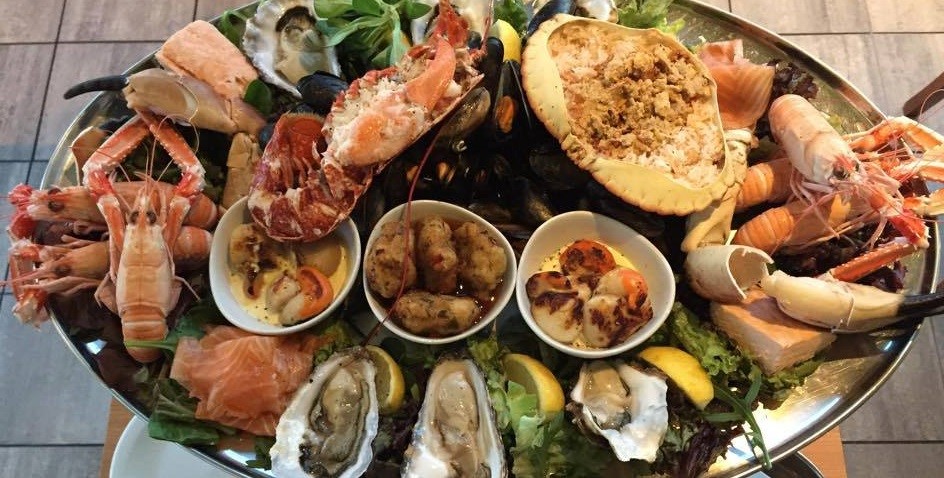 Seafood-platter